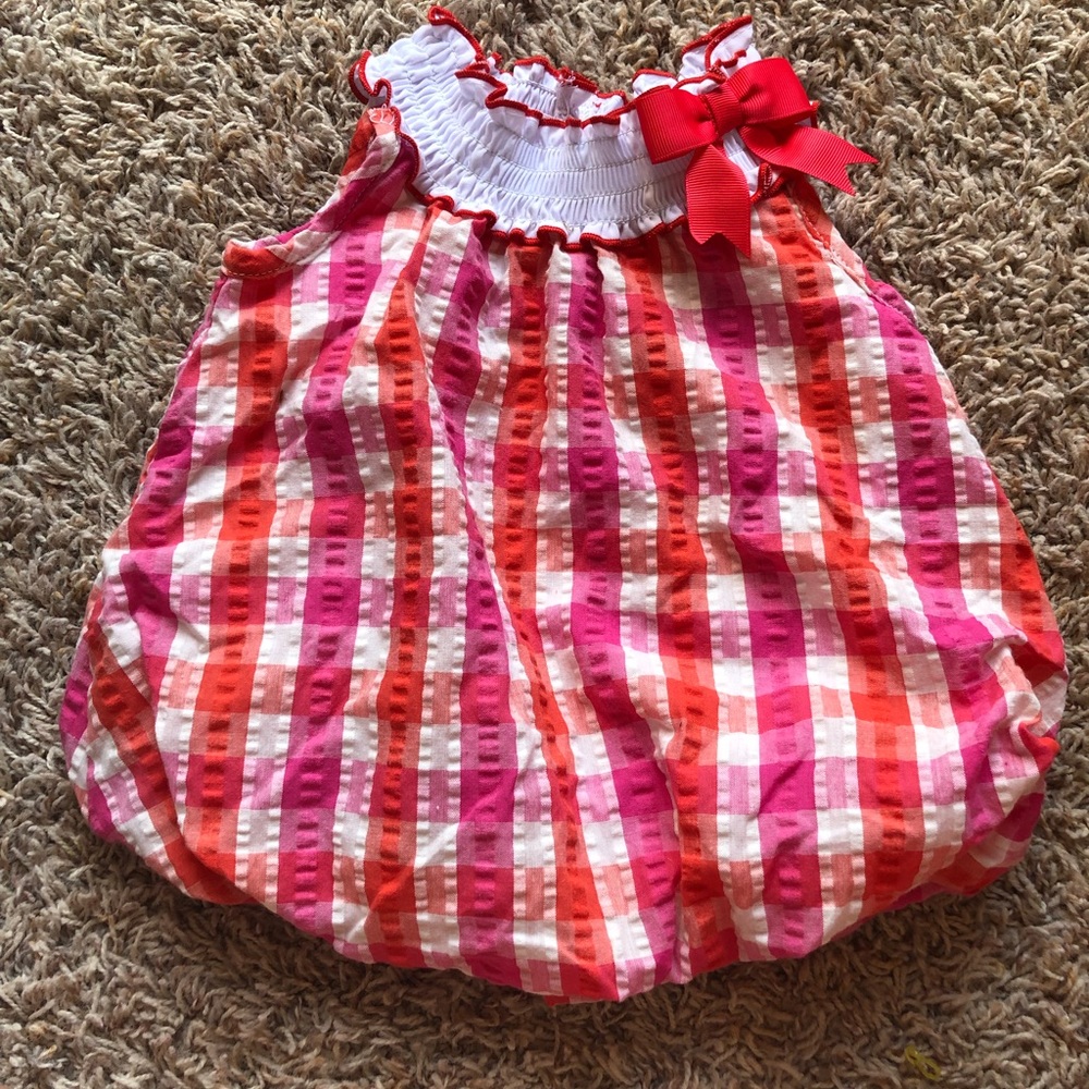 Infant girl bubble